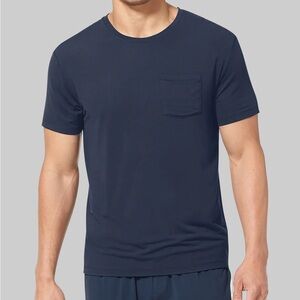 Tommy John Navy Short Sleeve Tee